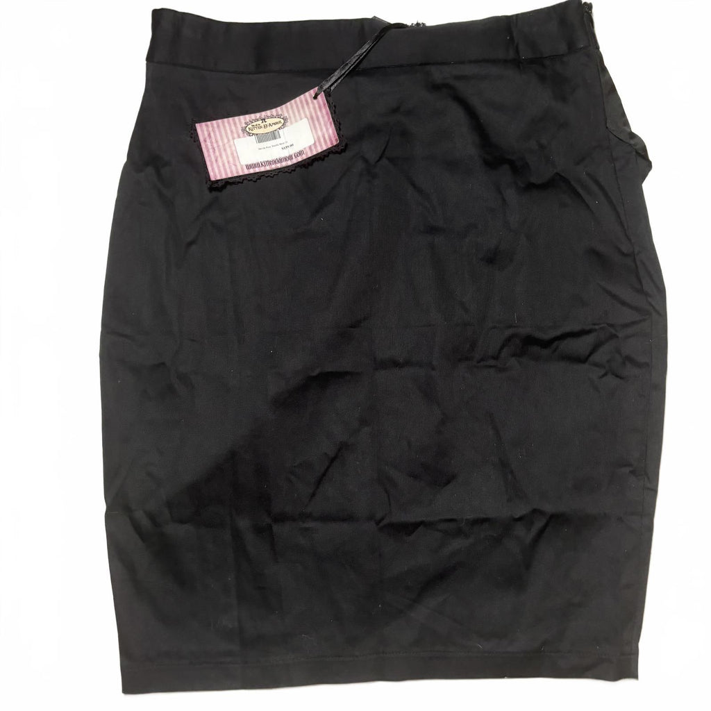 Kitten D'Amour Women's Black Skirt Size 16 Elegant Ruffle Detail - Come Sell Nearly Anything