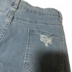 Distressed Denim Shorts Large Women's Casual Summer Shorts - Come Sell Nearly Anything