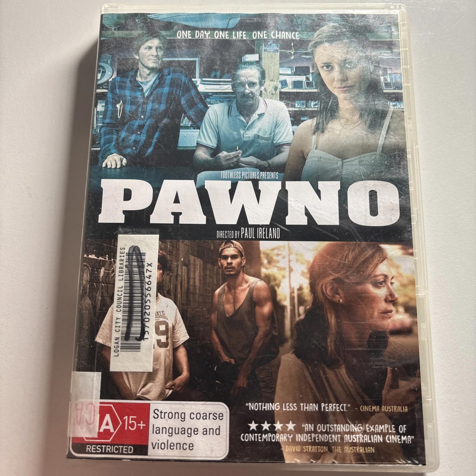 PAWNO (2015) DVD - VGC - AUSTRALIAN DRAMA - REGION 4 - RARE OOP