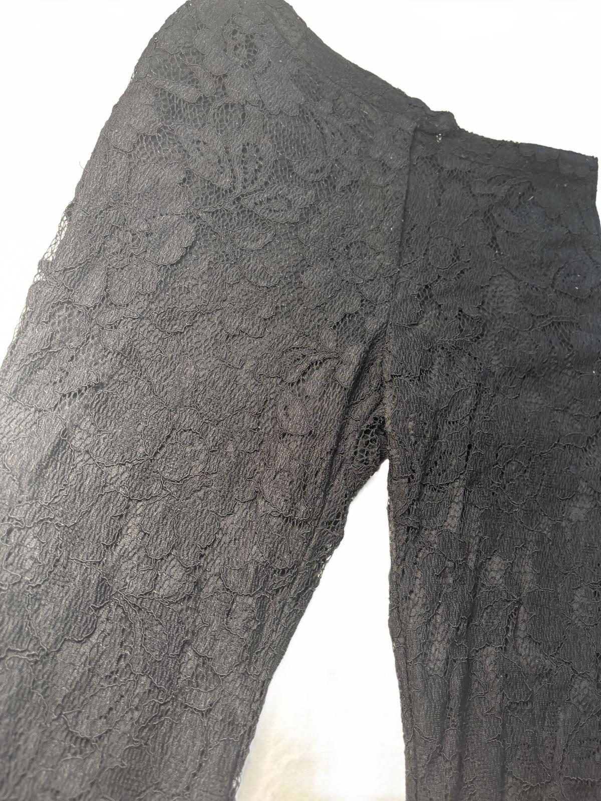 Nono Women's Black Lace Dress Pants Size Waist 33cm - Come Sell Nearly Anything