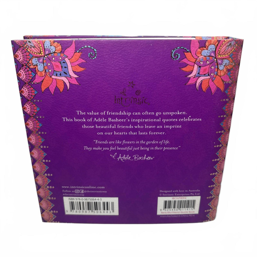My Beautiful Friend Quote Books by Intrinsic Adele Basher - Come Sell Nearly Anything