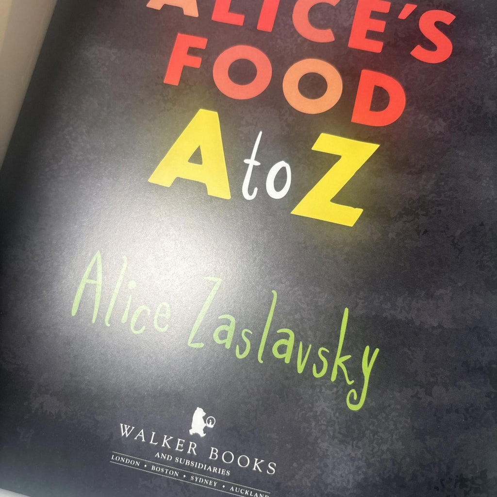 Alice's Food A-Z by Alice Zaslavsky (English) Paperback Book 2021 - Come Sell Nearly Anything