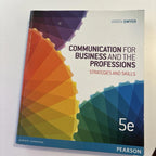 Professional and Business Communication: Personal Strategies 4th Edition - Come Sell Nearly Anything