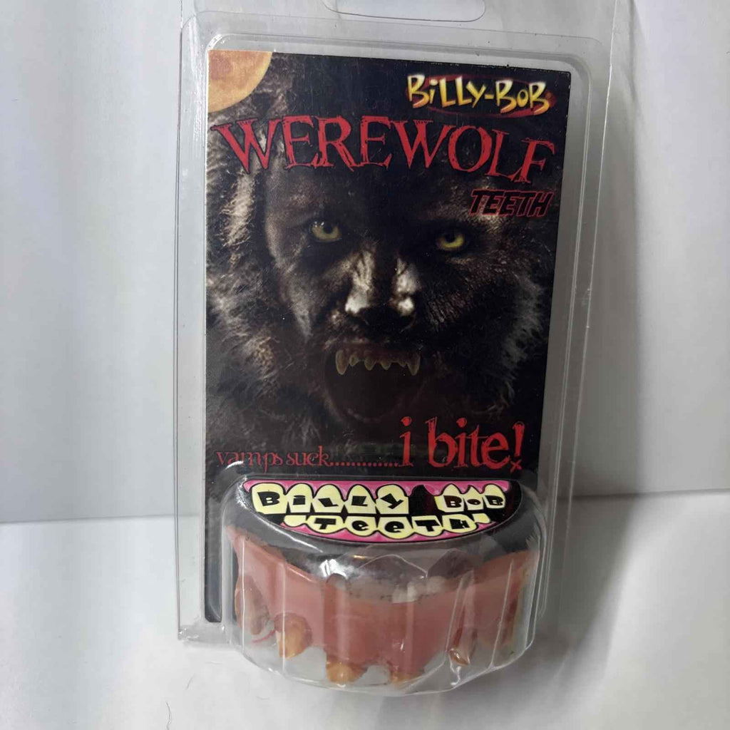 Fancy Dress Teeth Billy Bob Werewolf