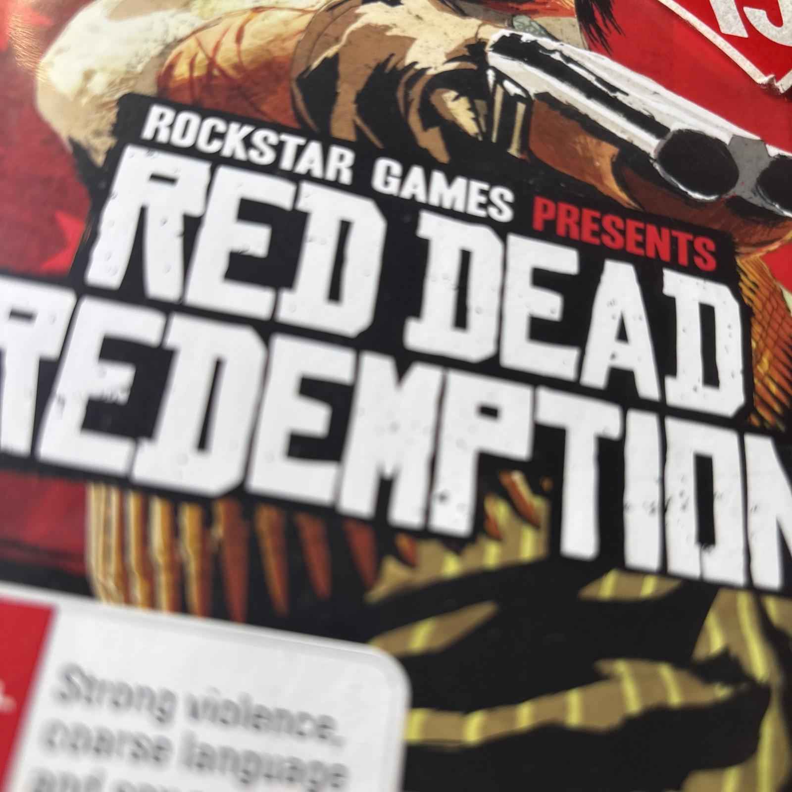 Red Dead Redemption Xbox 360 Game PAL Complrtr With Manual No Map