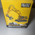 1:50 HUINA Diecast A Professional Grab Excavator Box Models 1713