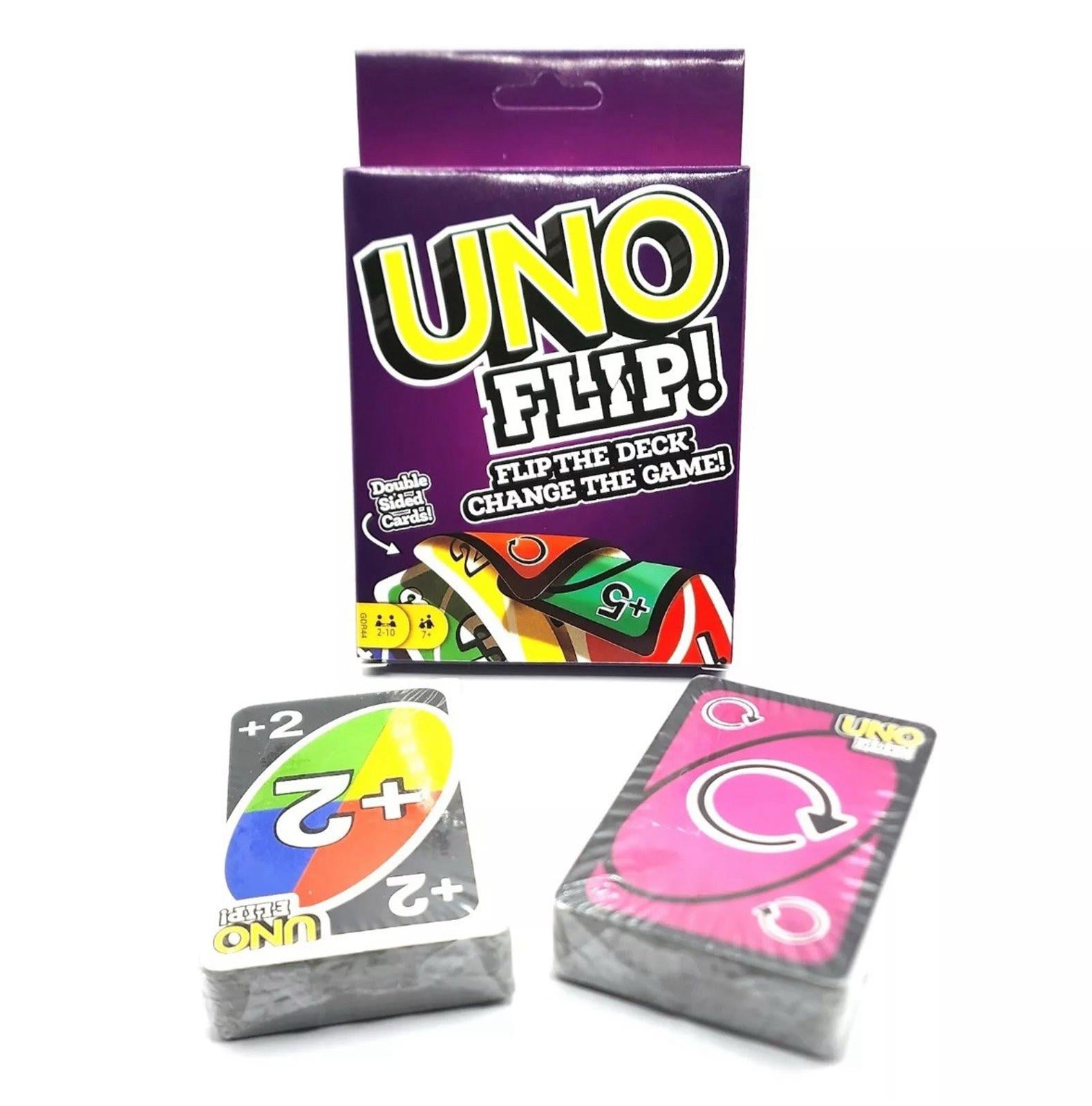 Uno® Flip!™ Card Game Double Sided Cards - Flip The Deck Change The Game