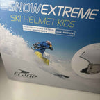 Crane SnowExtreme Ski Helmet Kids Size M White/Grey 52-56cm