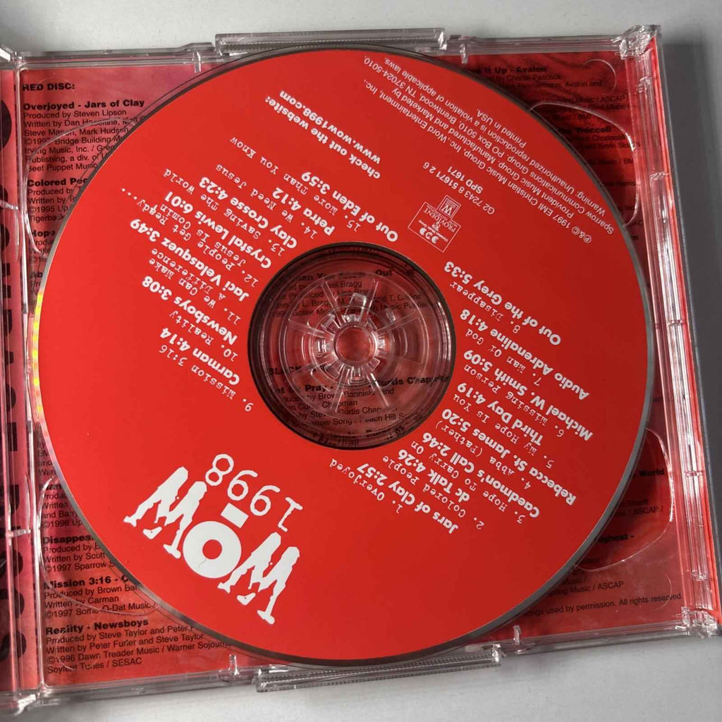 WOW 1998: 30 Top Christian Artists & Songs by Various Artists (CD, 1997)
