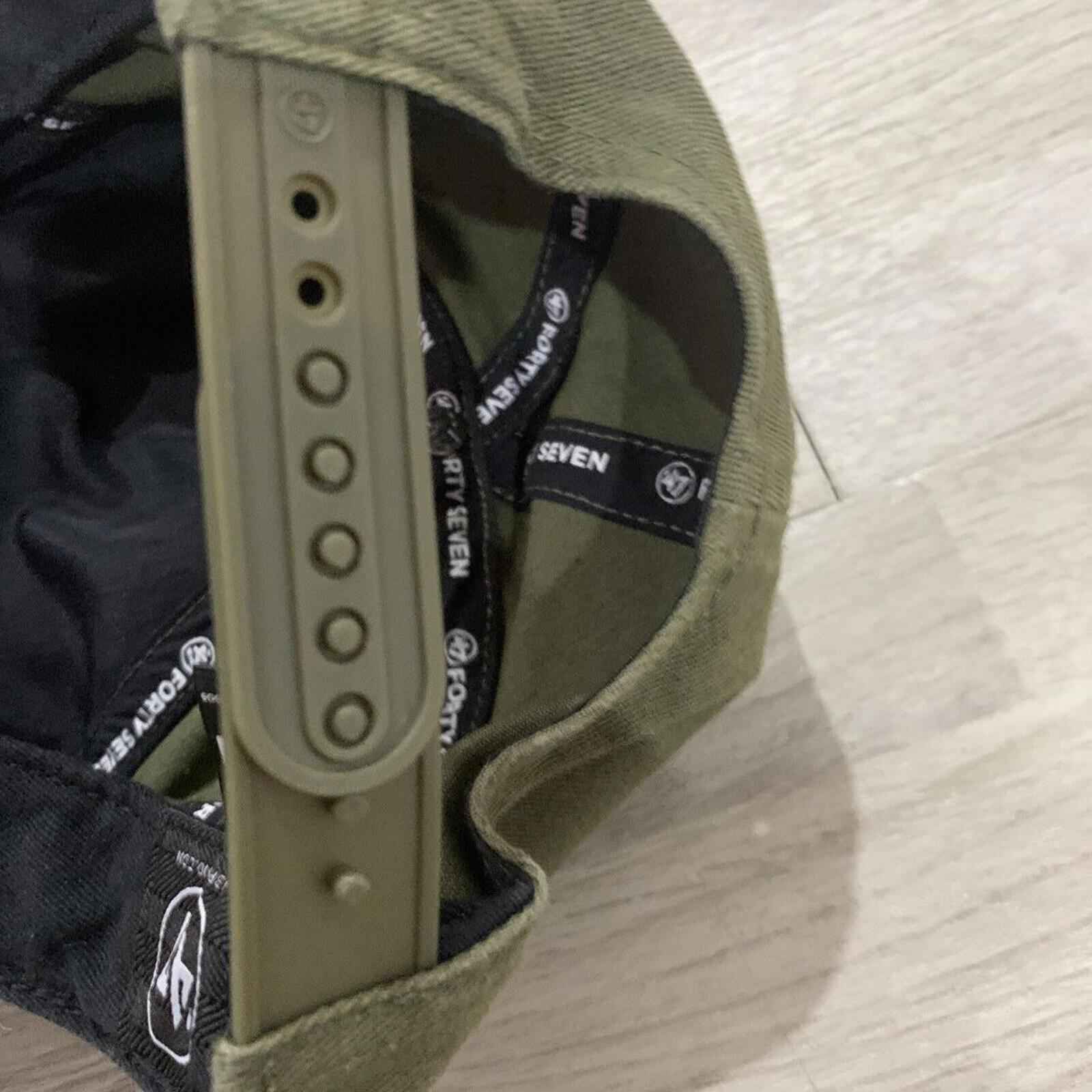 LA Dodgers Green BASEBALL Hat Cap Official Forty Seven Brand Adjustable Strap.