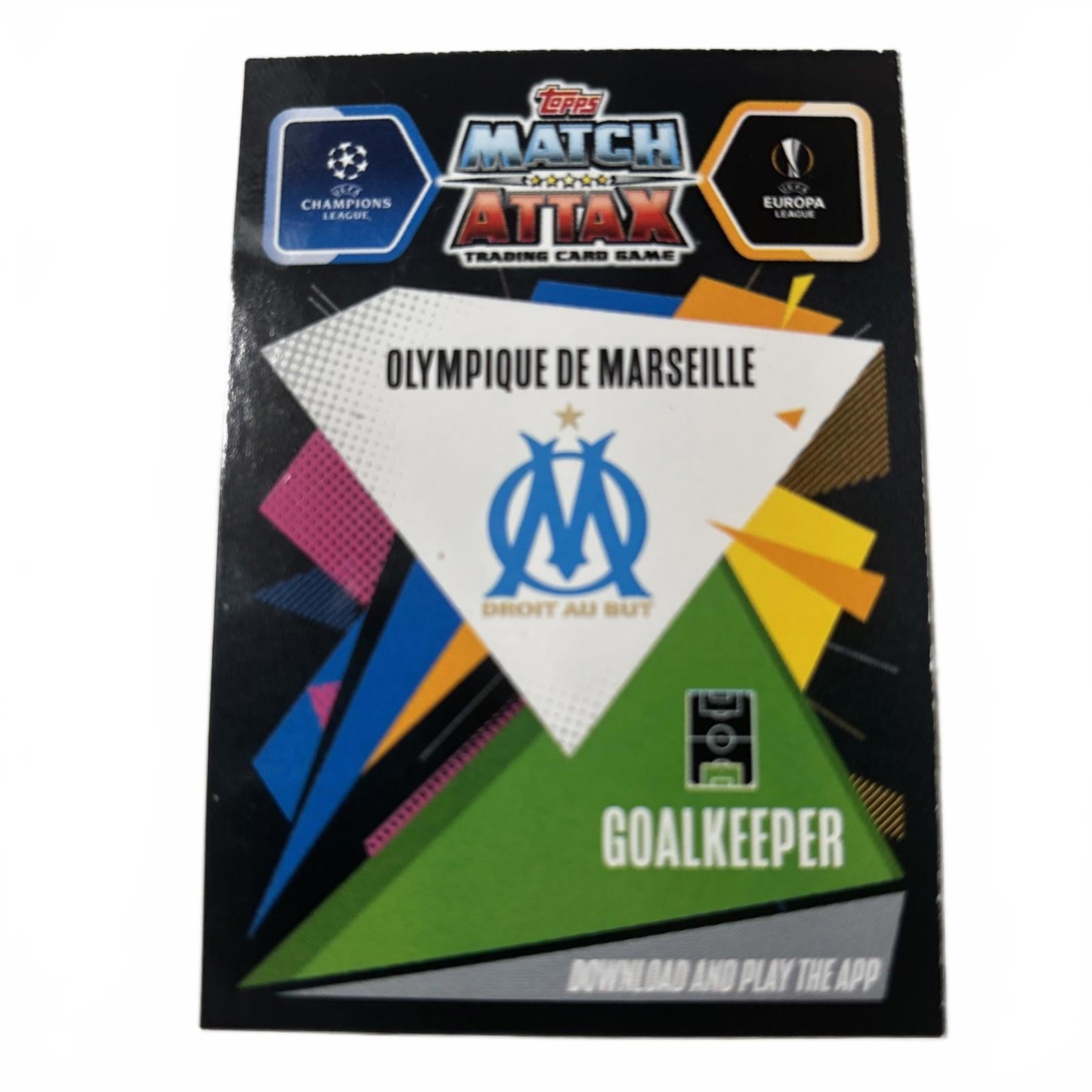 2020-21 Topps Match Attax UEFA Champions League Man of the Steve Mandanda #MM19