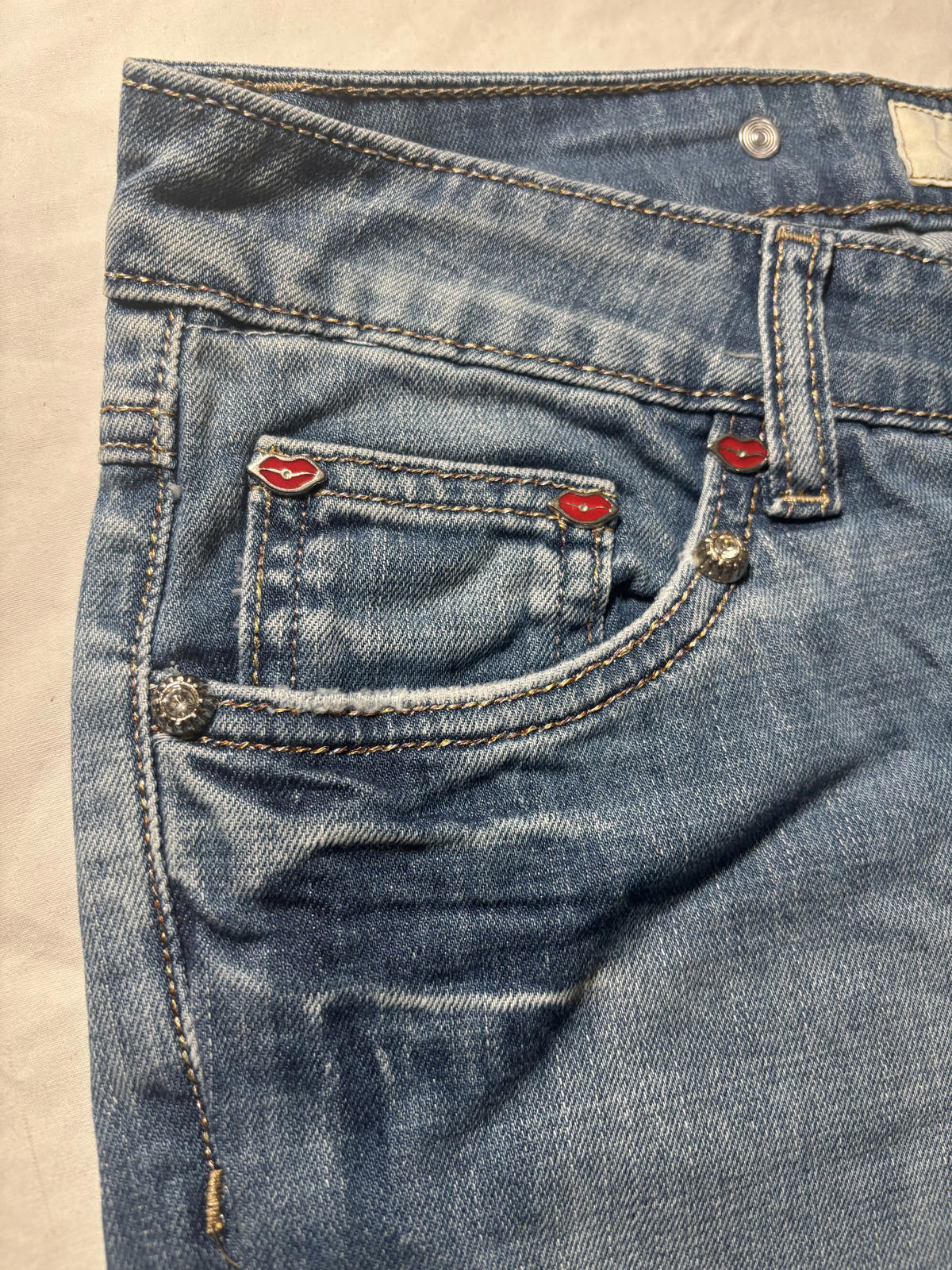 DM Women's Wide Leg Jeans Size 30W Denim #WideLeg #Denim Y2K - Come Sell Nearly Anything