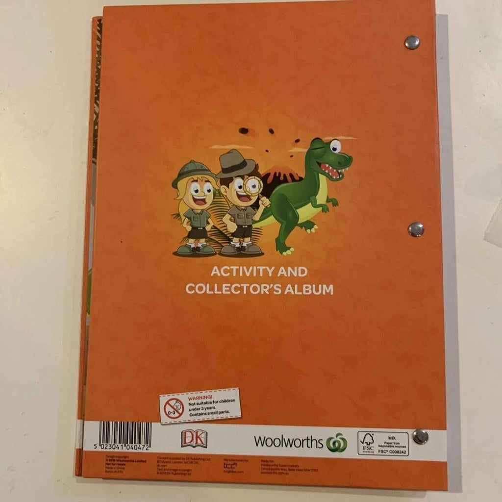 Woolworths Ancient Animals Activities And Collector's Album Complete Full Set.