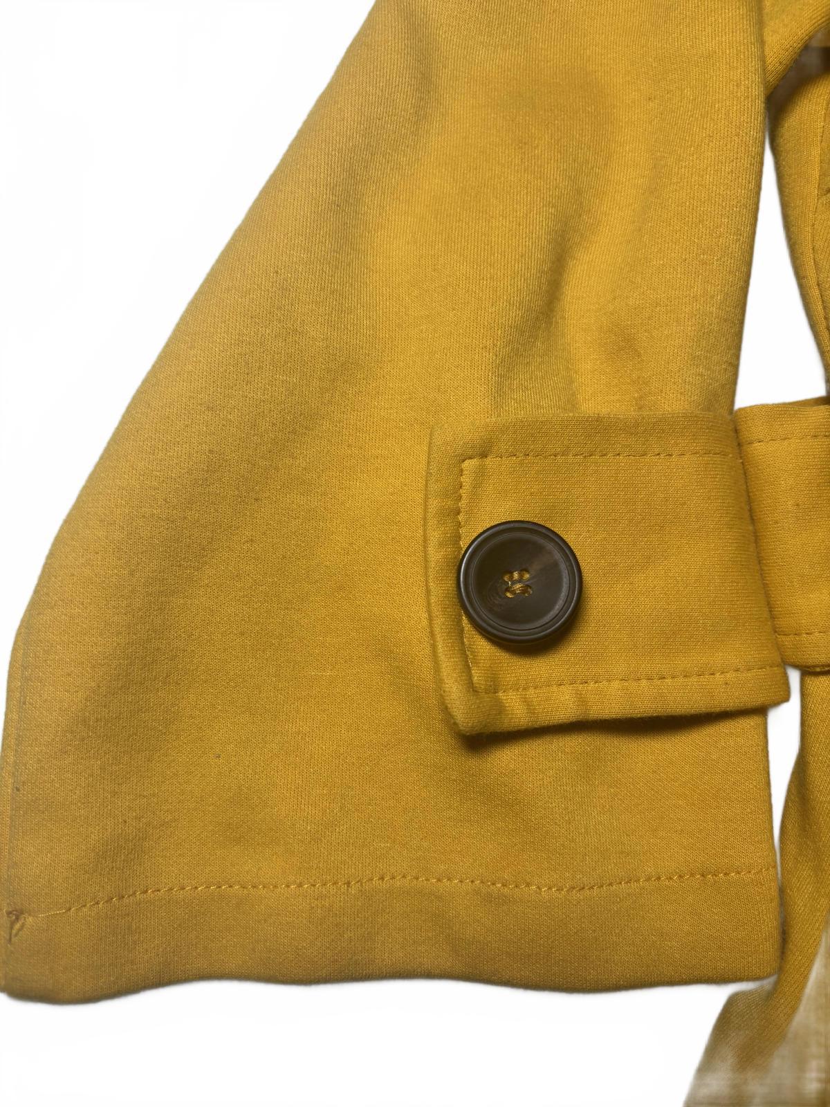 Honghuashen Medium Women's Mustard Trench Coat Double-Breasted #MustardCoat - Come Sell Nearly Anything