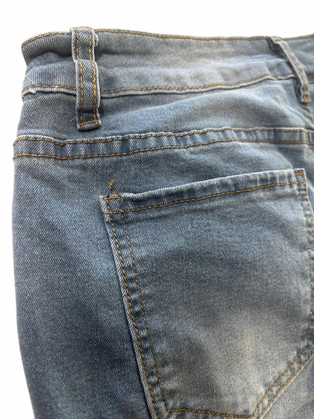 Women's Straight Jeans Size L Blue Denim #WomensJeans #StraightLeg #Denim - Come Sell Nearly Anything