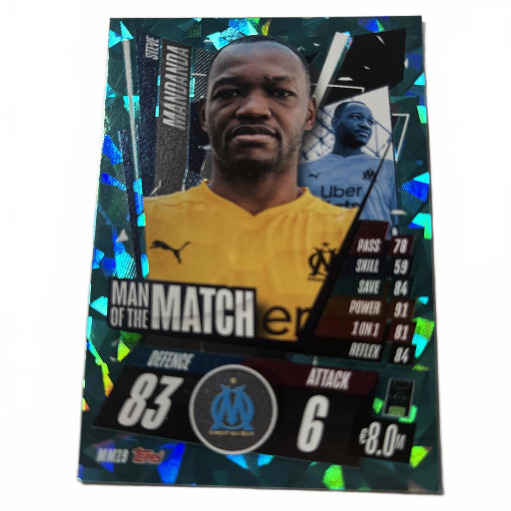 2020-21 Topps Match Attax UEFA Champions League Man of the Steve Mandanda #MM19