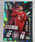 Topps Match Attax 2020 2021 SERGE GNABRY Hat-Trick Hero HT2 Champions League