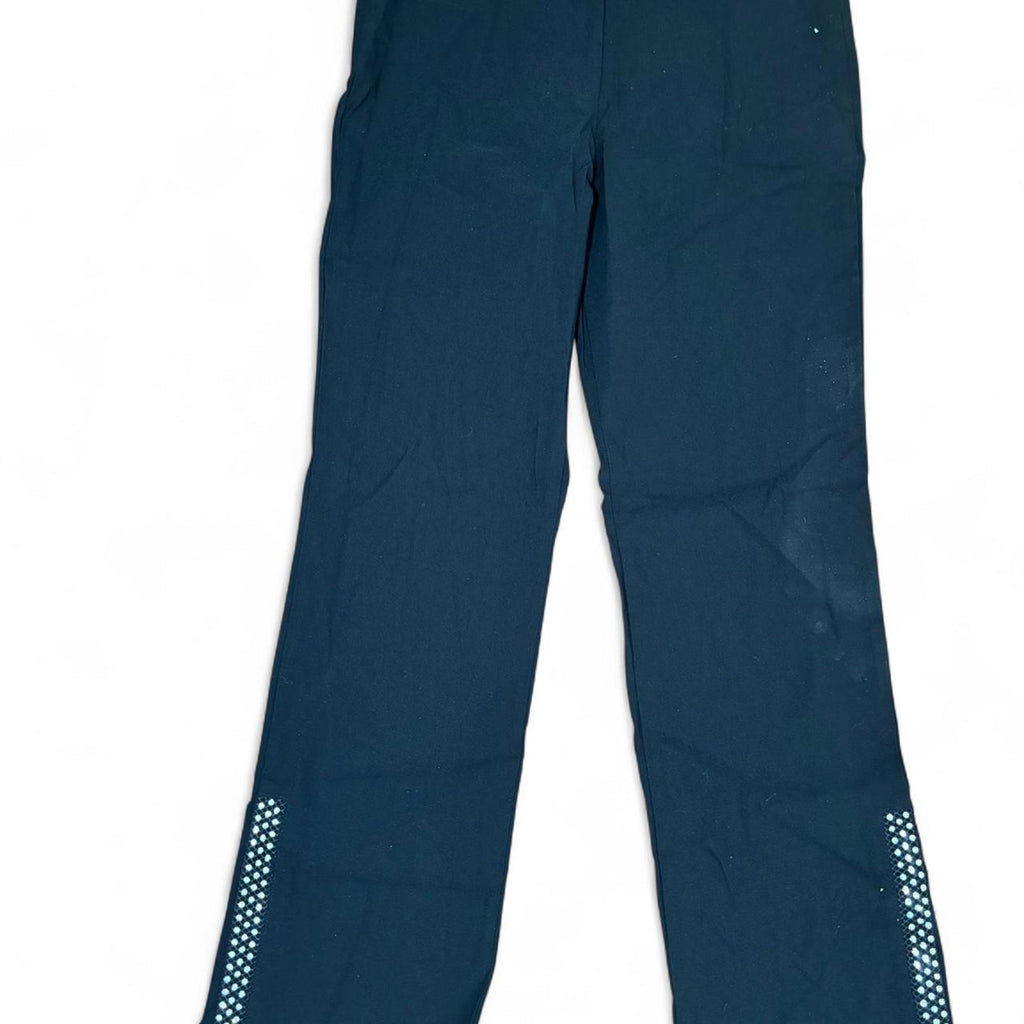 Perfect Women's Black Leggings with Stylish Mesh Detail, Size XL - Come Sell Nearly Anything