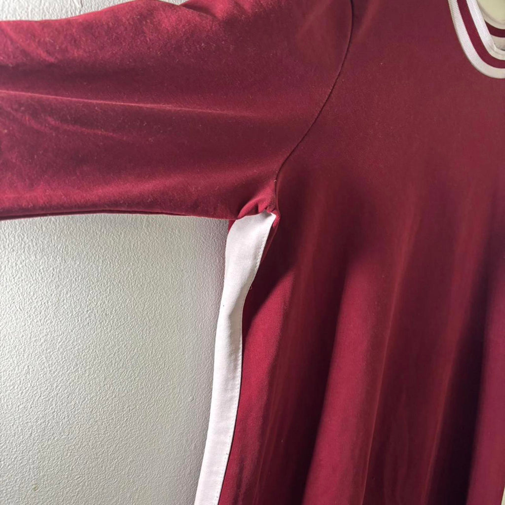 Elan Da Women's Long Sleeve Dress Size 48 Burgundy Casual #ElanDa - Come Sell Nearly Anything