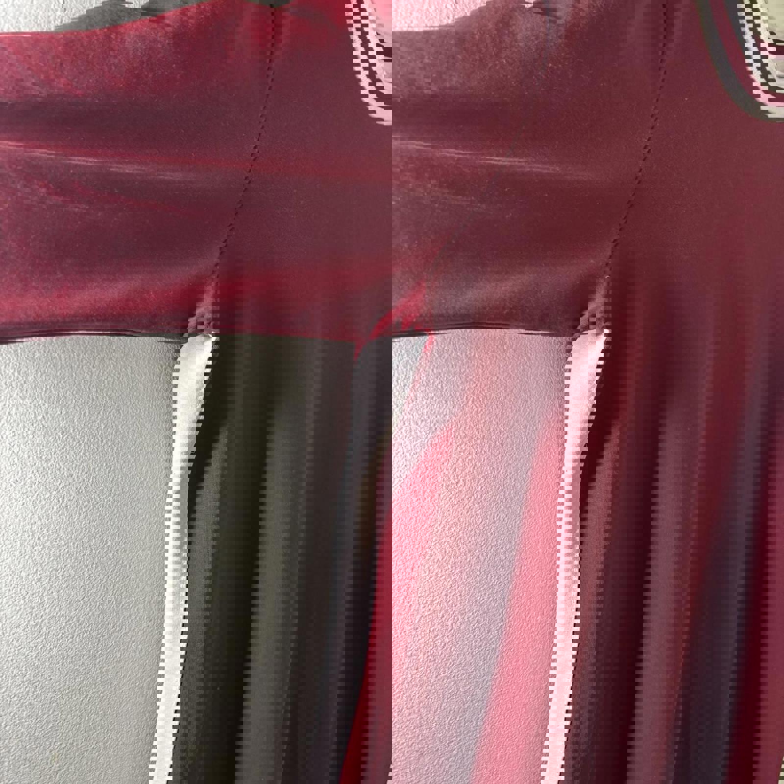 Elan Da Women's Long Sleeve Dress Size 48 Burgundy Casual #ElanDa - Come Sell Nearly Anything