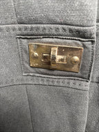 Queenspark Woman Dress Black Gold Buckle 60s Style Size 20 Heavy Lined. - Come Sell Nearly Anything