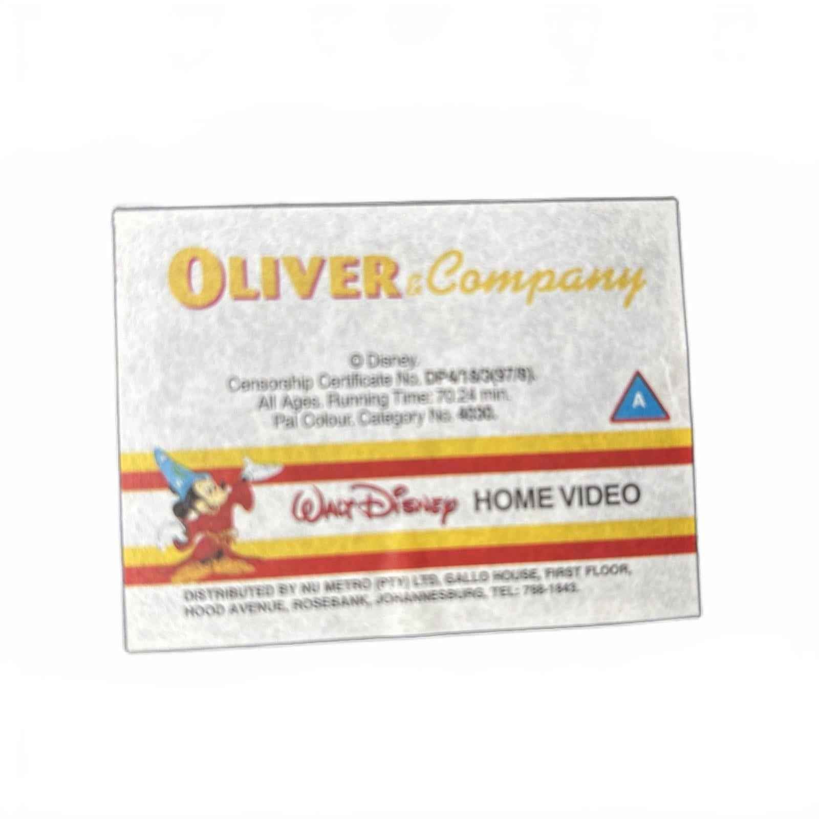 Walt Disney : Oliver and Company  (VHS 1997)
