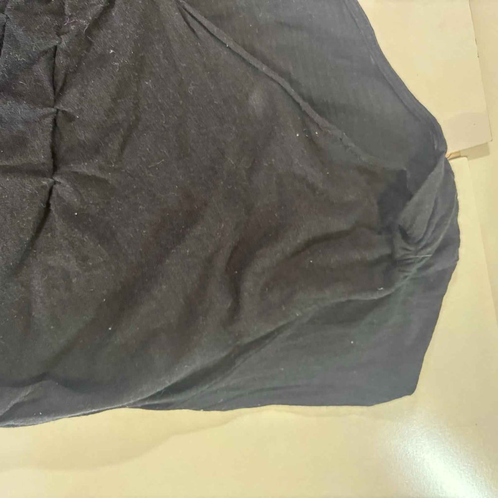 Vtg 80s 90s Black Blank Tank Top Basic Plain Sleeveless MIX Medium