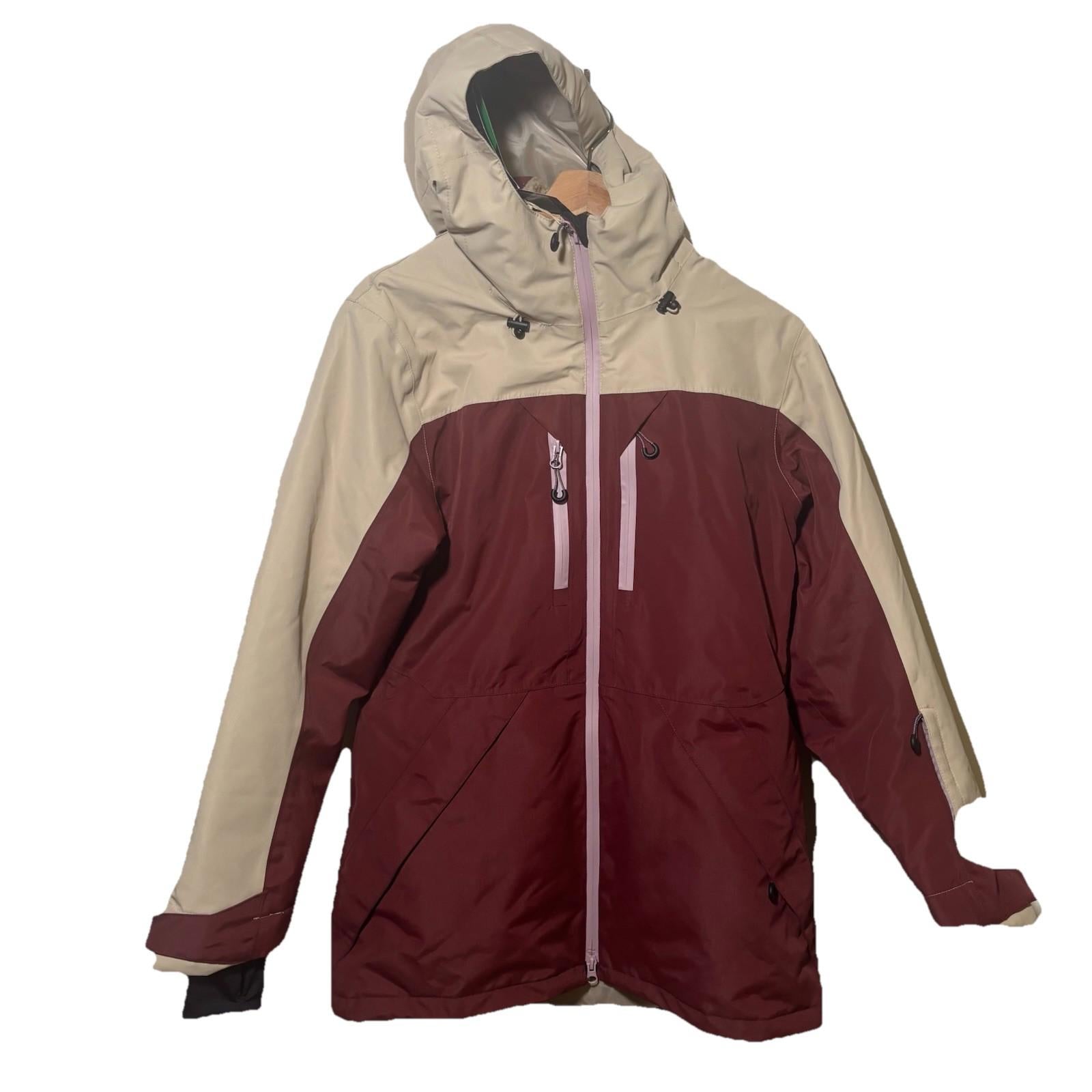 Crane Snow Extreme Women's Hooded Snow Ski Pullover Jacket Pink/Grey Size M - Come Sell Nearly Anything