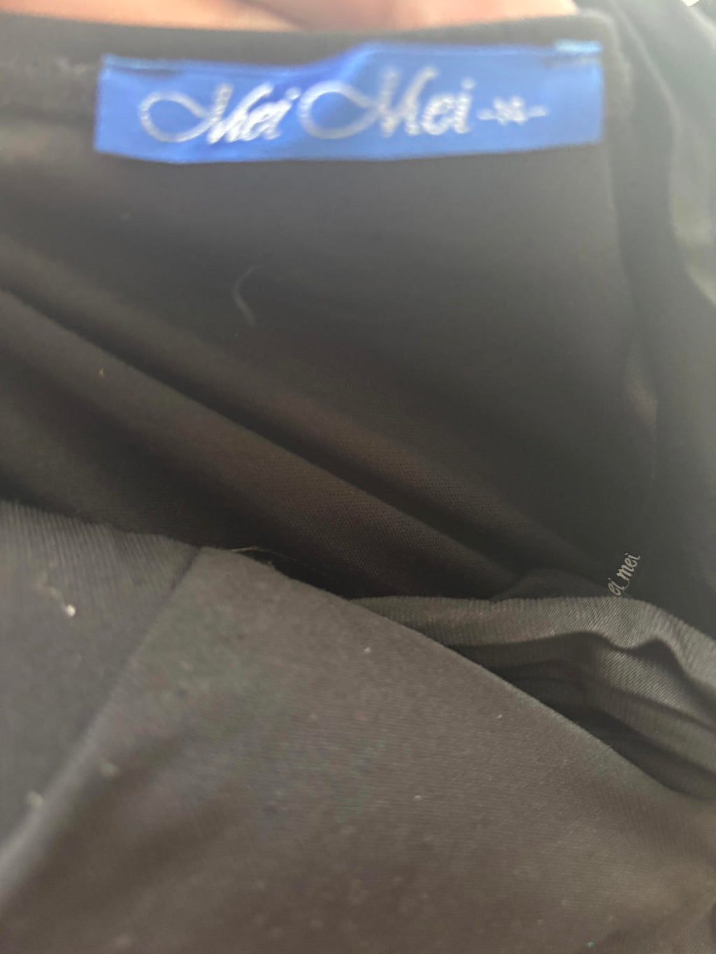 Mei Mei Black Evening Dress Size Medium - Come Sell Nearly Anything