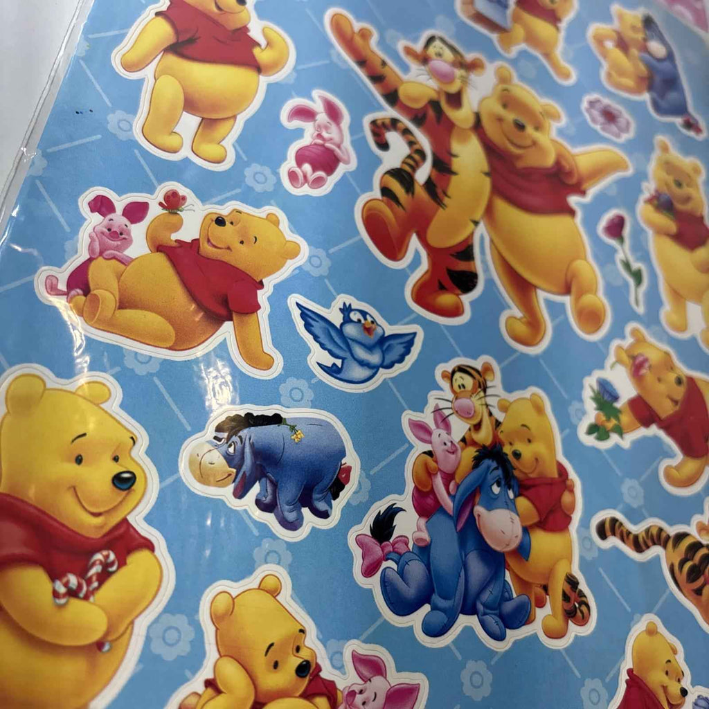 Winnie The Pooh And Friends Wall Decals x 2 sheets (2 Sided)