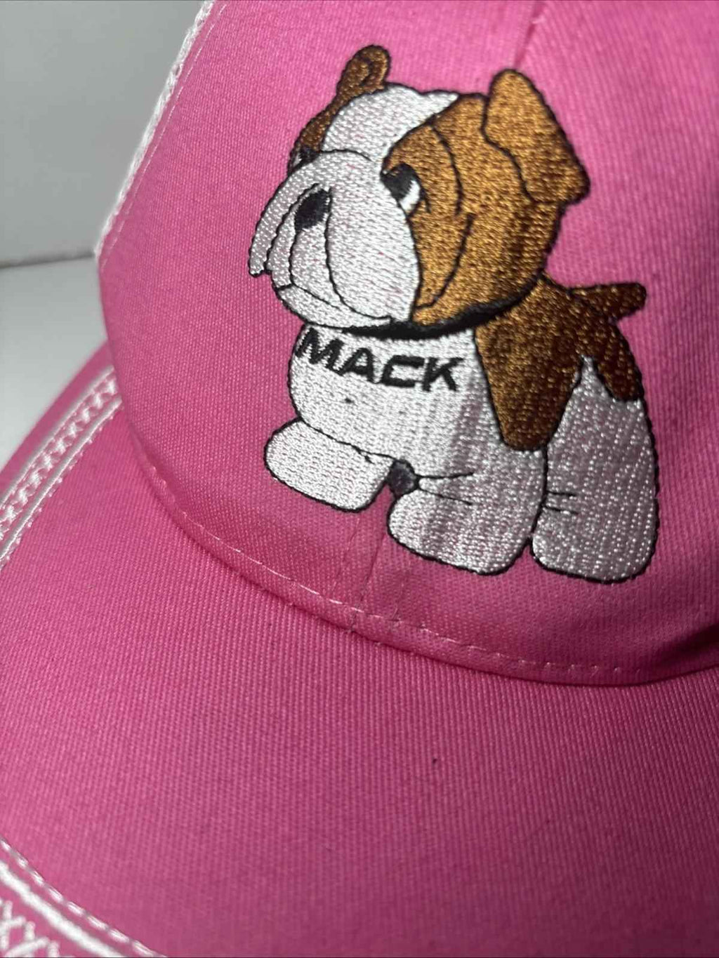 Mack Trucks Ladies Charcoal Grey & Pink Mesh Back Cap Womens Hat