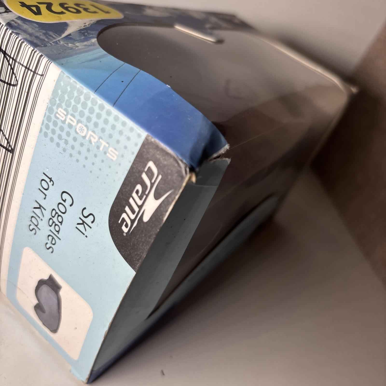 Crane Ski Goggles For Kids with Exchangeable Lenses Dark Mirrored & Pink Lenses