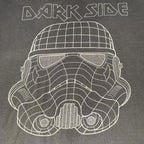 🛸Star Wars Men's Tee Shirt Size Large Dark Side Grey.