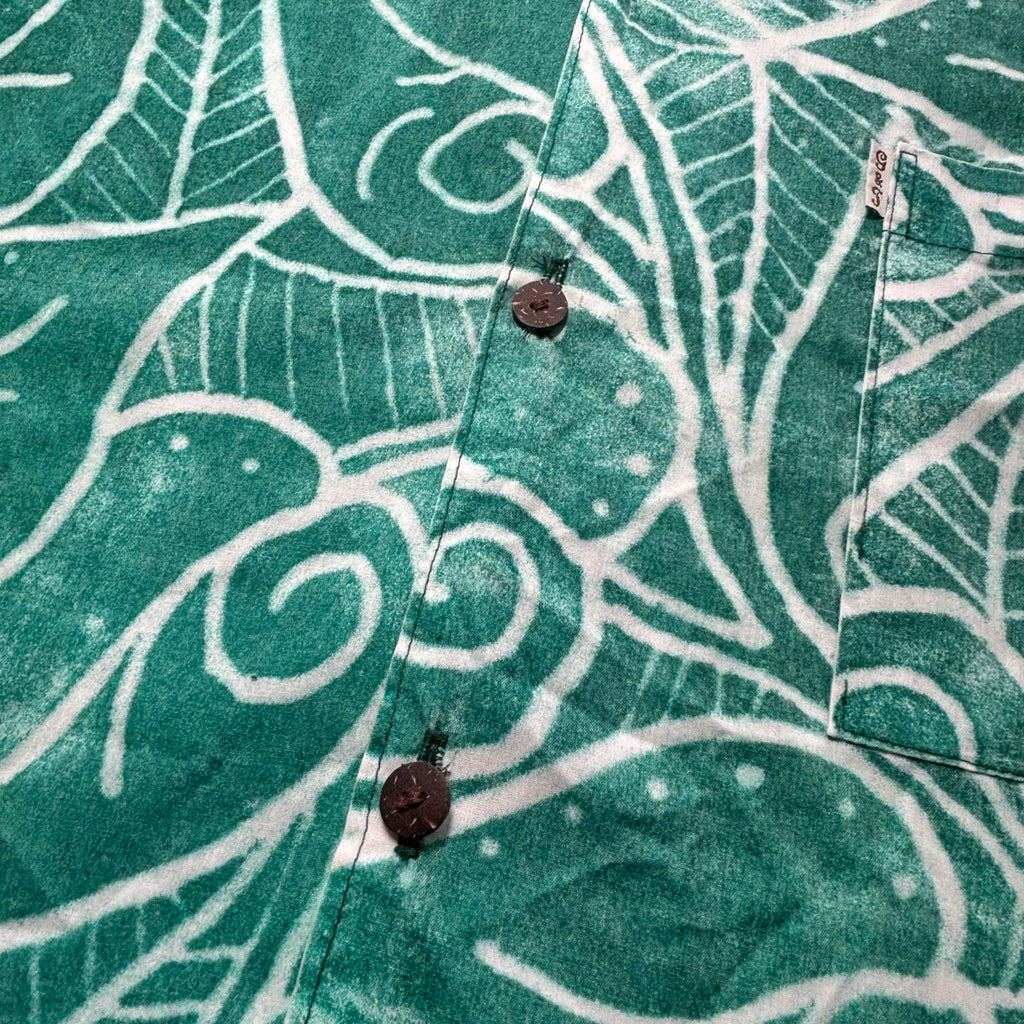 G&T Schuster Designs Mens Samoa Shirt Size L Summer Vintage Tropical