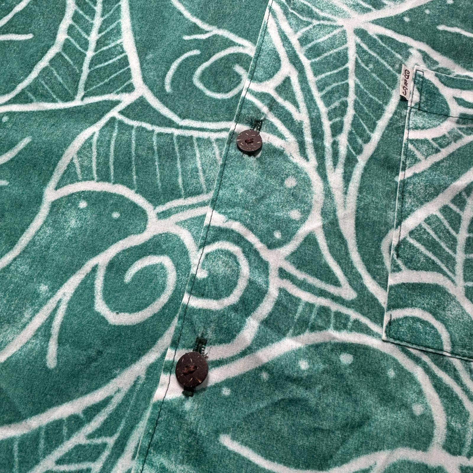 G&T Schuster Designs Mens Samoa Shirt Size L Summer Vintage Tropical