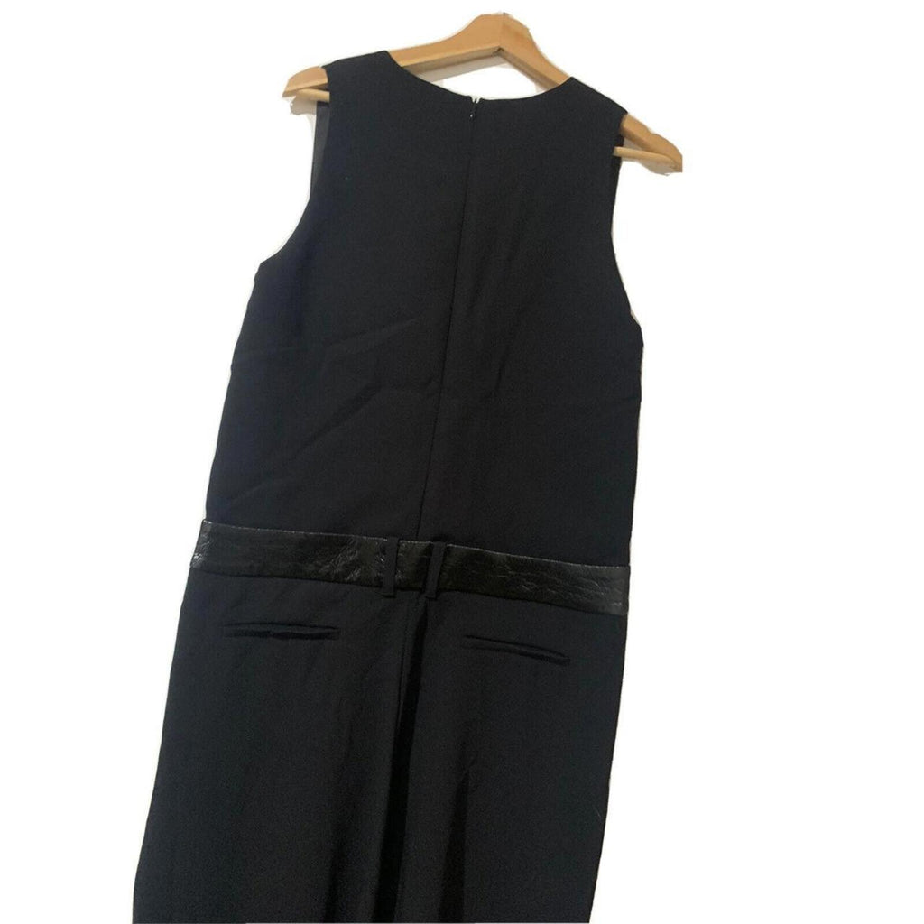 Camilla and Marc Black jumpsuit With Belt Size 10 Luxury Item. Rare. Like New - Come Sell Nearly Anything