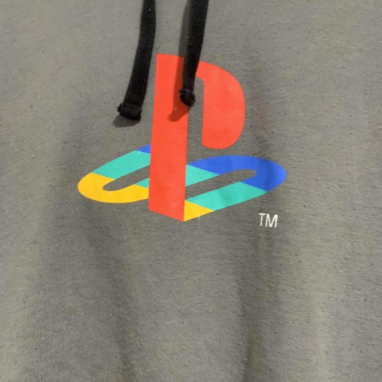 PlayStation Hoody Grey And Black Sleeve Japanese Size 2xl. - Come Sell Nearly Anything