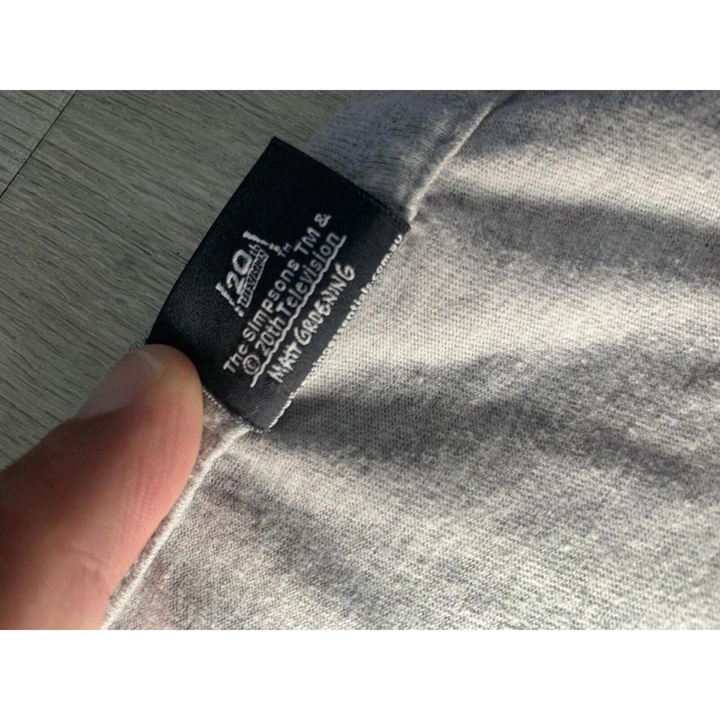 The Simpsons Krusty Burger sz XL Grey Graphic Print T shirt. - Come Sell Nearly Anything