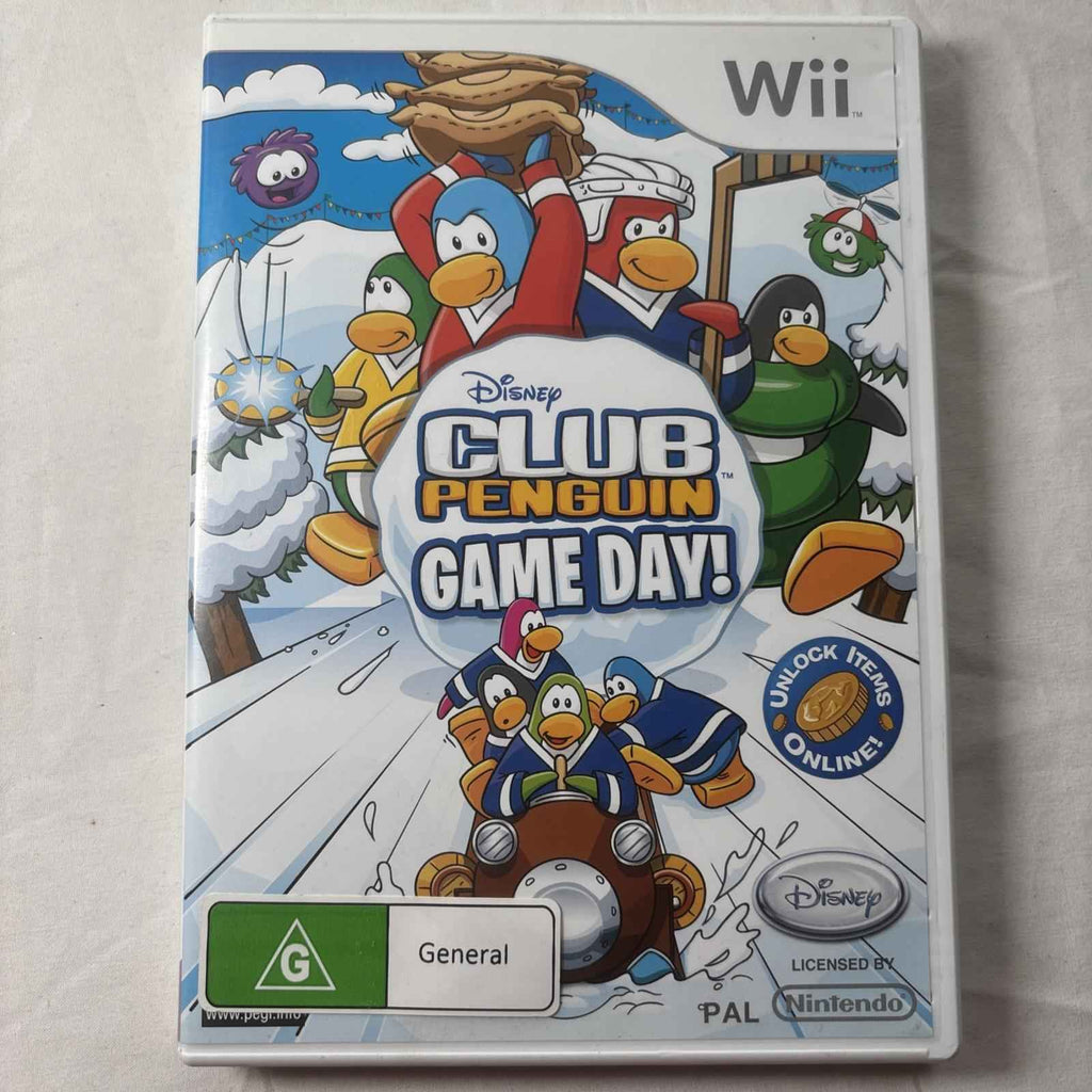 Club Penguin Game Day - Complete With Manual - PAL Nintendo Wii