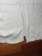 Hael Women's White Cotton Vest with Large Collar and Button - Come Sell Nearly Anything