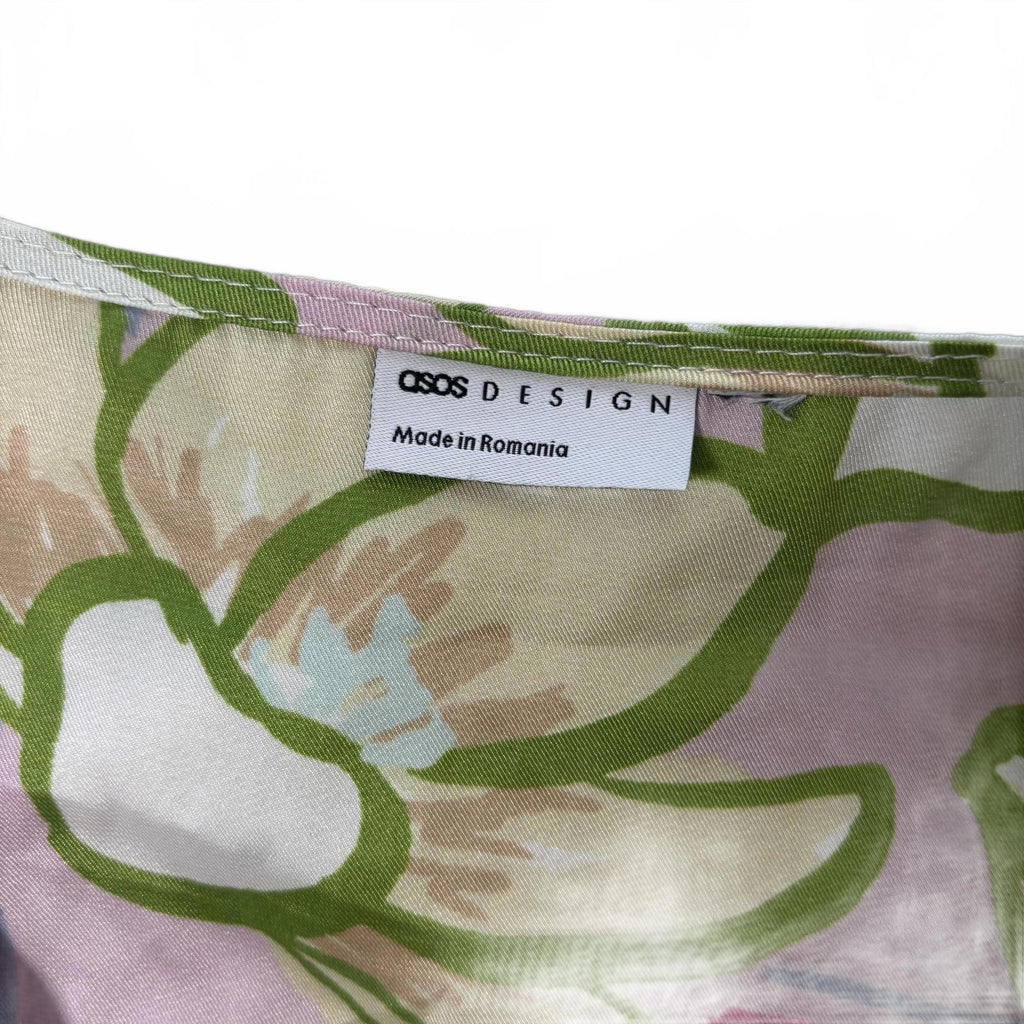 ASOS DESIGN Floral Print Long Sleeve Blouse Size M - Come Sell Nearly Anything