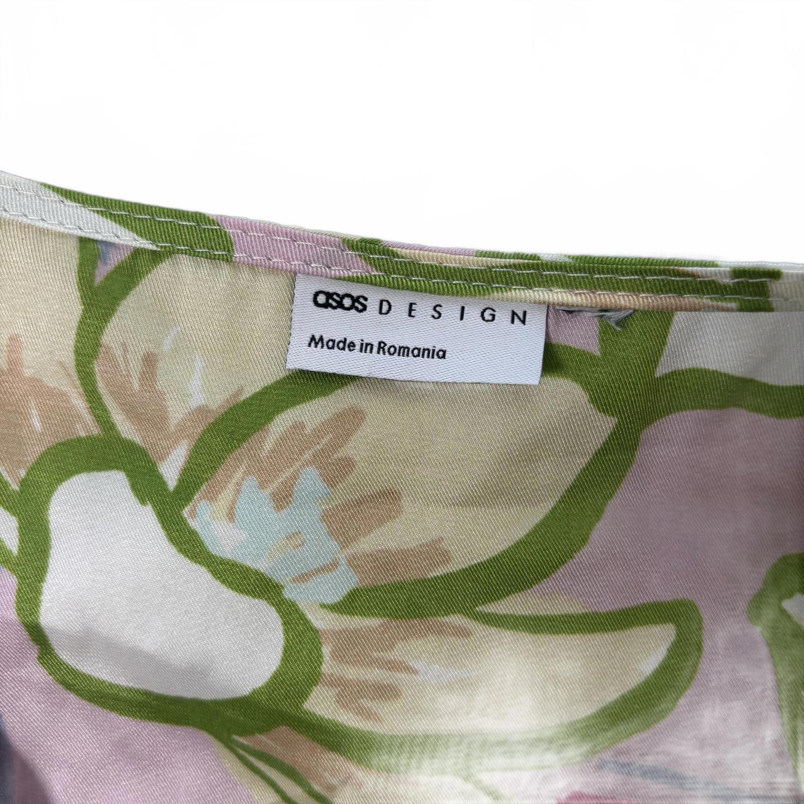 ASOS DESIGN Floral Print Long Sleeve Blouse Size M - Come Sell Nearly Anything