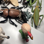 Vintage Farm Safari Domestic Wildlife Animal Bundle Plastic Toys Pretend Play