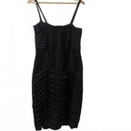 LIZ JORDAN Ladies Black Silluette Formal Evening Party Midi Dress- Size 14 bnwt - Come Sell Nearly Anything