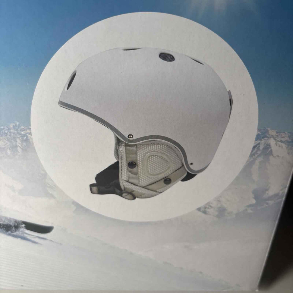 Crane SnowExtreme Ski Helmet Kids Size M White/Grey 52-56cm