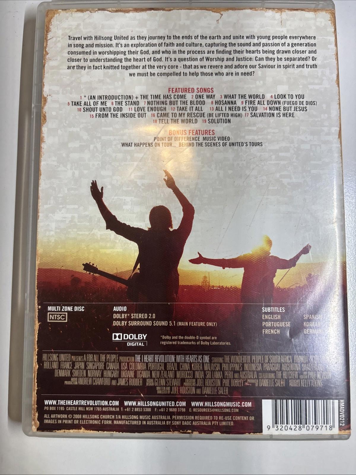 DVD VIDEO Hillsong United, The I Heart Revolution: With Hearts As One, Christian - Come Sell Nearly Anything