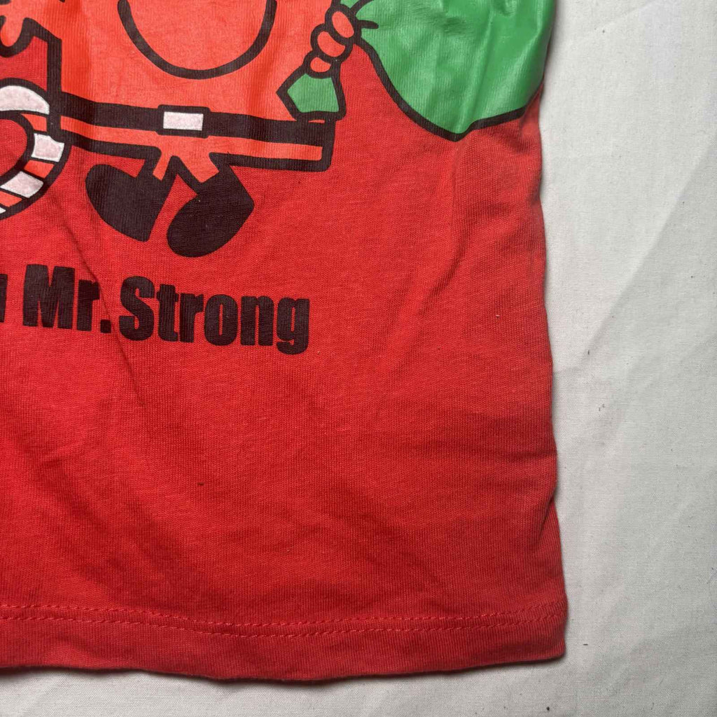 Mr. Men Little Miss Kids Red Christmas T-Shirt Size 3