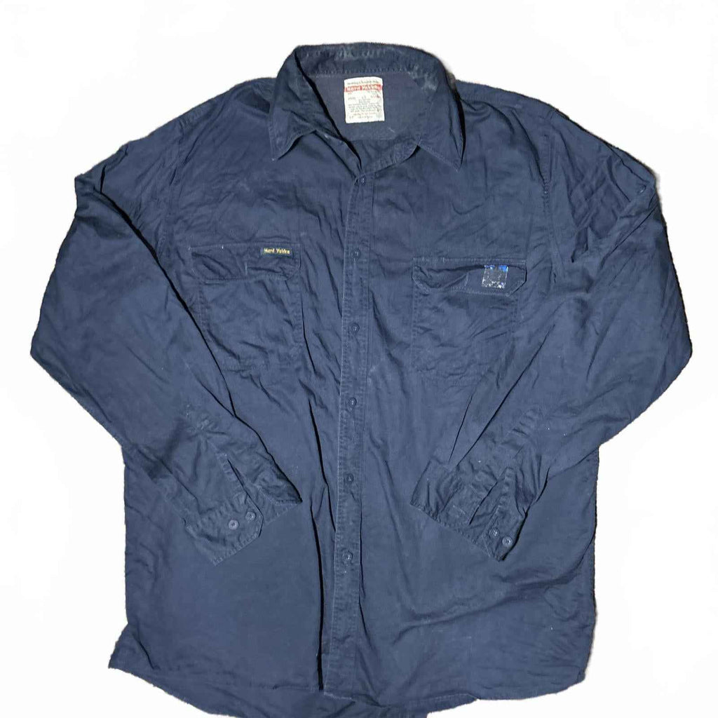 Hard Yakka Men's Navy Blue Work Shirt Size 2XDS Brisbane City Council