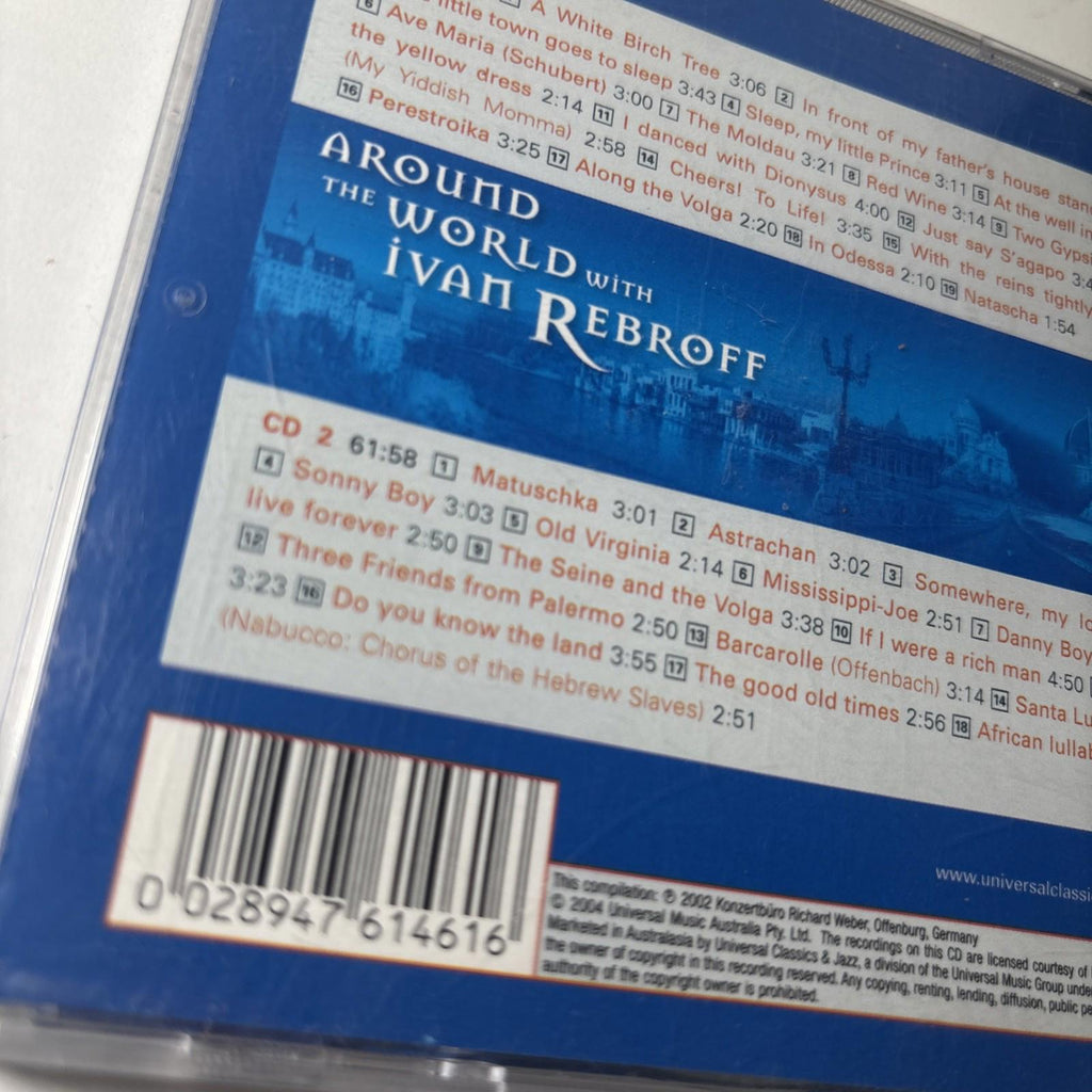 Around The World With Ivan Rebroff - Album 2 CD Set Signed Copy Autograph - Come Sell Nearly Anything