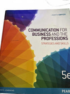 Professional and Business Communication: Personal Strategies 4th Edition - Come Sell Nearly Anything